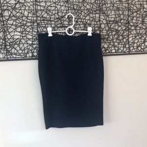 Apt 9 Navy Textured Weave Pencil Skirt